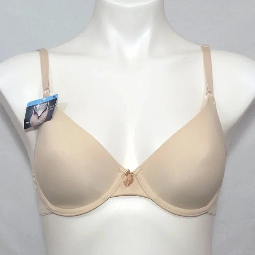38DD Maidenform 7959 One Fabulous Fit Demi UW Bra Nude NWT